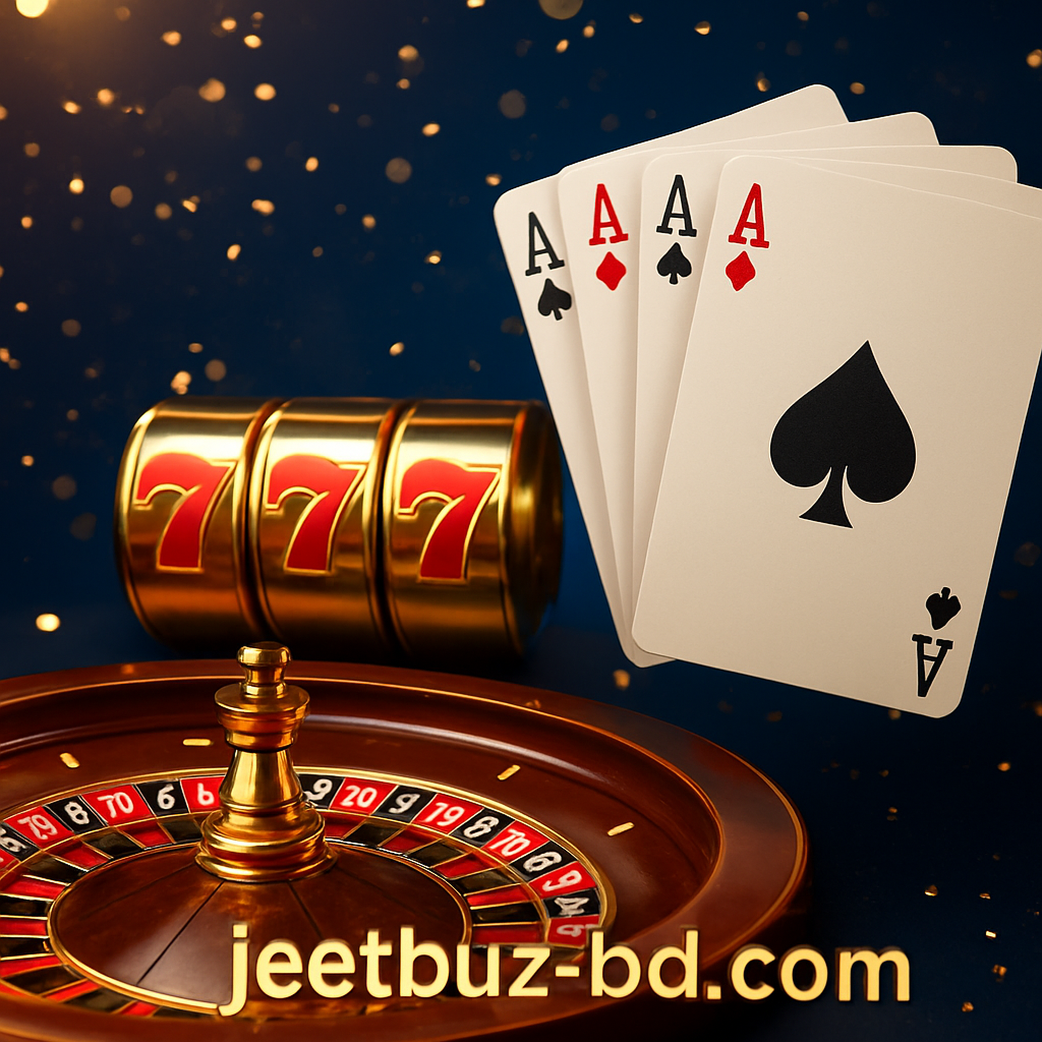 jeetbuz-এর গেম লবিকে প্রতিনিধিত্বকারী একটি উজ্জ্বল ও বহু-গেম মেলবন্ধনের ছবি